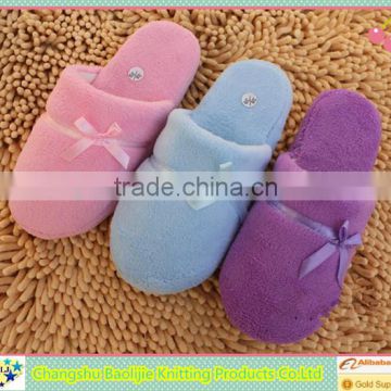 2014 Winter cares indoor use worldwide large supply coral fleece slipper produced in china