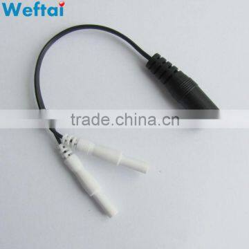 6inch 2 Pin Flat Cable TENS Splitter Cable To 2.5mm Mono Female To Female