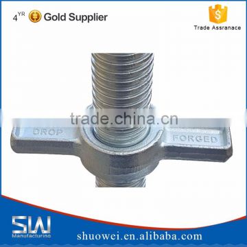 Galvanized Adjustable Screw Base Jack Nut