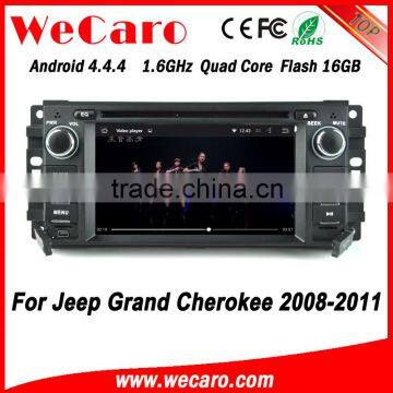 Wecaro WC-JC6235 Android 4.4.4 car radio HD for jeep grand cherokee gps navigation 2008 - 2011 OBD2