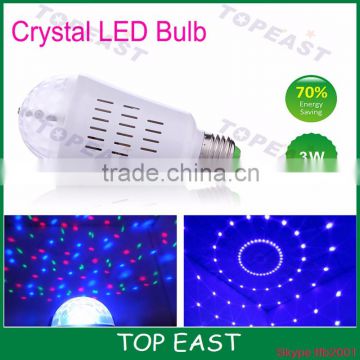 Colorful Diamonds Led Night Light Lamp LED Light Projector Projection Bulb Light Color Changing Night Light Lamp Perfect for Kid