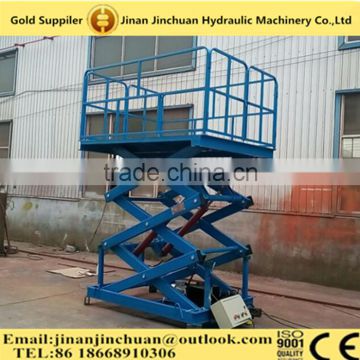 1000kg hydraulic fixed scissor lift platform