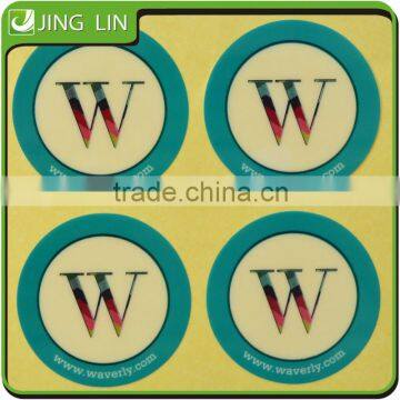 Customized Transparent Die Cut Small Round Logo Stickers photo-1
