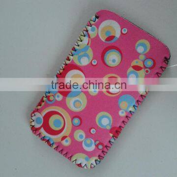 sublimation printing high quality neoprene sleeve for moblie phone