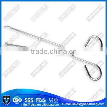 Wire steel chrome plated blacksmith tongs