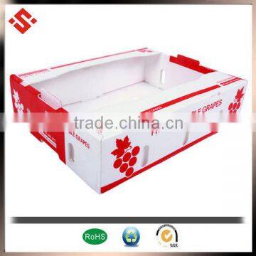 2015 vegetable folding 4mm coroplast pp crates