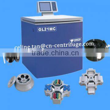 GL21MC floor type high speed large volume health cold centrifuge machine made in china with LCD display