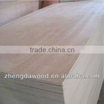 Linyi factory manufaturer popular core okoume E2 gule commercial cheap plywood for sale