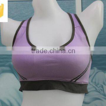 High quanlity fashion stretch breathable cheap simple wholesale sport bra sexy