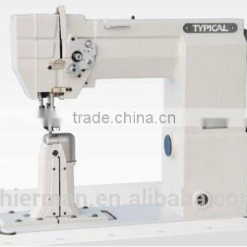 Typical TW5-9910 Post bed one or two needle driven roller presser foot industrial sewing machine