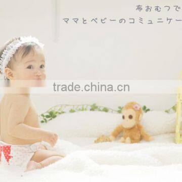 made in Japan products high quality girl diaper cover pattern cloth baby nappies wholesale for hot selling item