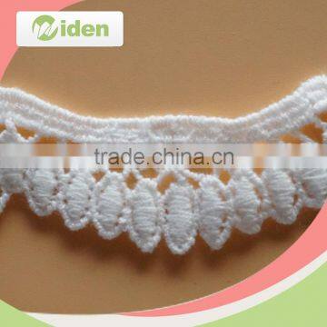 Welcome OEM ODM Ready Made guipure lace with stones