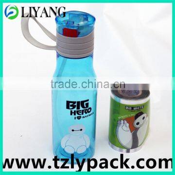 Transfer on the water bottle, hot transfer film for plastic, theme is my hero