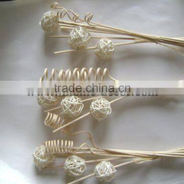 Shenzhen Lihome Factory Export Nattural AA Grade Curly Shape Home Fragrance Reed Diffuser Rattan Sticks photo-2