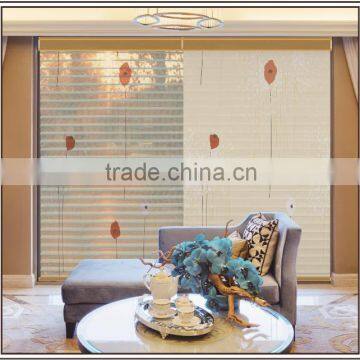 Printed office shangri-la blinds fabrics sun shade window blinds