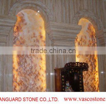 yellow orange marble