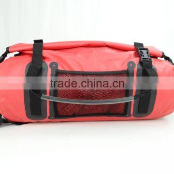 Red 30L waterproof bag for travel outdoor sports gear