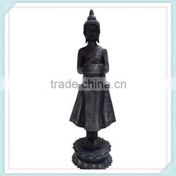 Polyresin Candle Stand With Buddha Hand