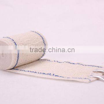 YD 03 Medical crepe elastic bandage unbleached(Blue line)