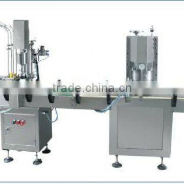 automatic glass jar bottle capping sealing machine