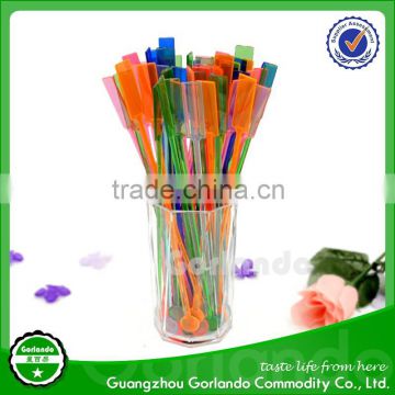 colorful Bar plastic coffee stirrer For Drink