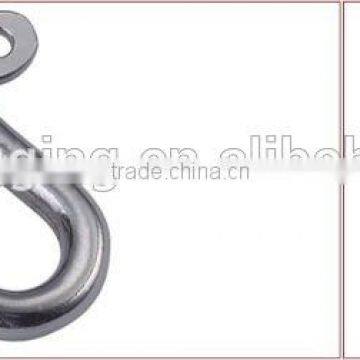 Galvanize Carabiner Wholesale Stainless Steel Aisi 316 304 European Type Dee Drop Forged D Shackle Quick Hardware Manufacture photo-4