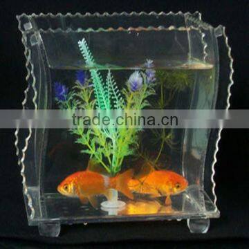 mini tabletop acrylic fish tank aquariums