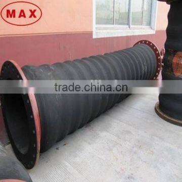 Supply flexible rubber hose pipe and floater for dredging project