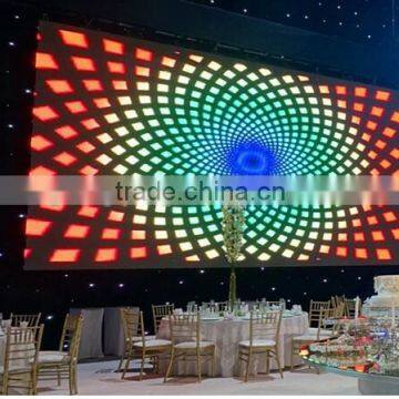 P6.25 led mesh screen for stage/rental