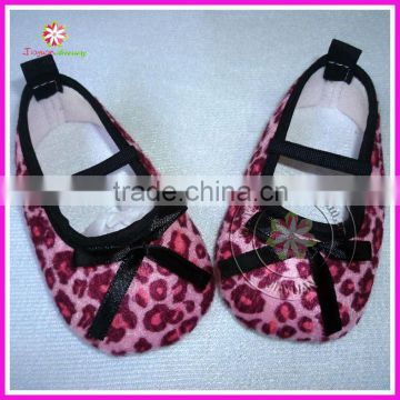 Leopard Baby Crib Shoes