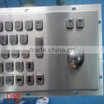 Precision Backlight Kiosk Metal Keyboard With Trackball photo-4