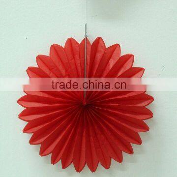 Handmade Paper Product for Decor ,tissue Paper Fan for Party Wedding Decorations photo-2