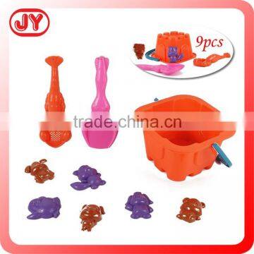 Plastic beach toy square plastic bucket with EN71