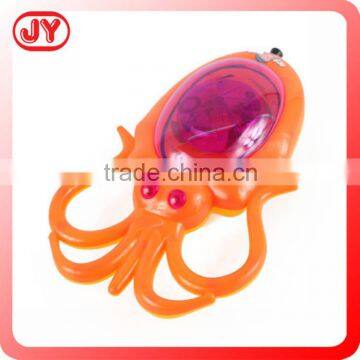 Pull string toys plastic toy octopus with flash light