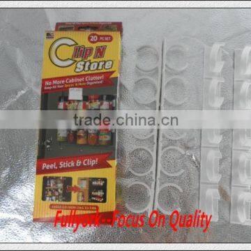 Clip N Store Kitchen Spice Organizer Holder As Seen On TV Spice Rack photo-2