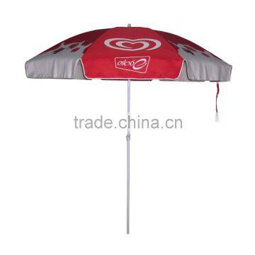 custom logo printed name brand waterproof advertising outdoor beach umbrella