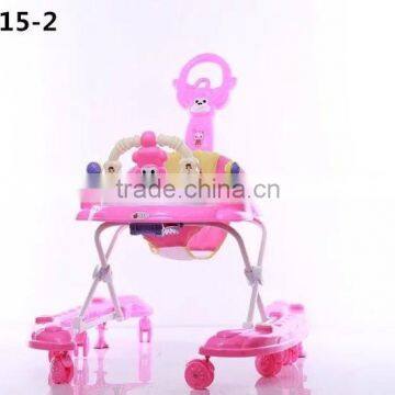 round baby walker/hot sale Wholesale Children Playstation Discovery Wheel Baby Walker With Tray