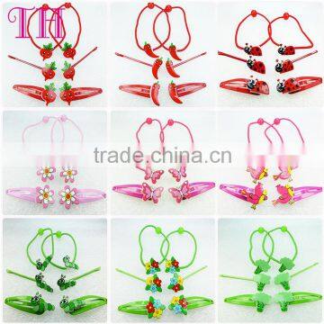 Wholesale Kids Hair Accessories Resin Glitter Pendant Shape Crystal Hairband Kids Magnetic Hair Clip photo-2