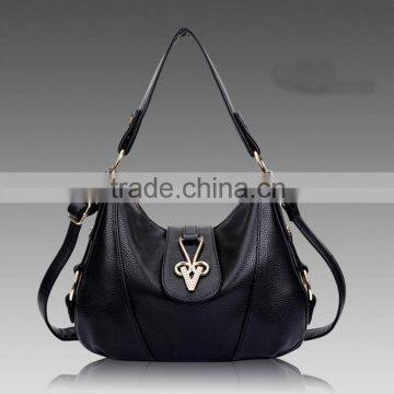 2016 new model lady handbag shoulder bag genuine cowhide leather lady handbag clutch bag