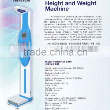 Electronic Digital Health Body Height Weight Blood Pressure Fat Pulse Machine photo-3