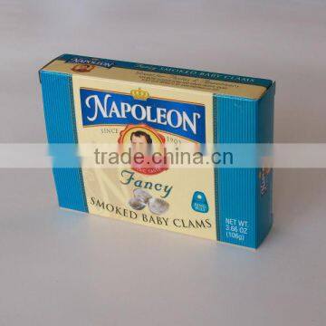 High Quality Canned Smoked Clam With Vegetable Oil photo-3