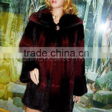 Shiny Color Mink Coat