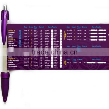 Promotional advertising banner pen , retractable banner pen