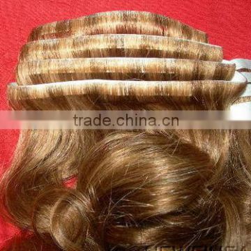 Hair Extension 18" Skin Tape weft 36 Colr PU hair extension