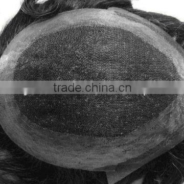 mens welded lace toupee hair replacement