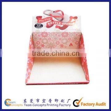 Decorative Corrugated Counter Display Box