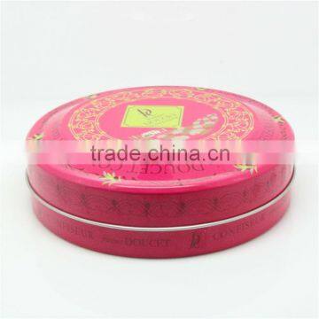 Circular cosmetic container metal piggy banks new products 2014