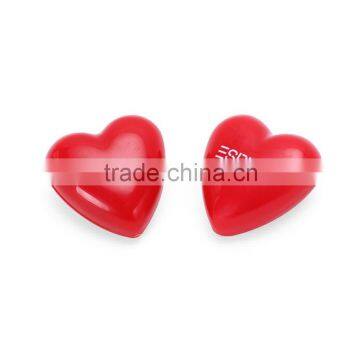 2016 custom recordable heart-shaped music box for plush toy with ABS plastic