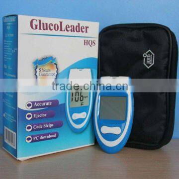 no code PC downloading new blood glucose meter HQS FDA approved blood glucose meter