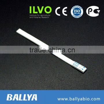 Rapid cow milk antibiotic residue beta-lactam test strips